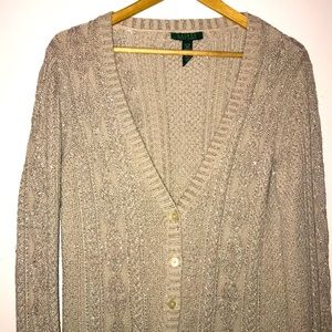 Beautiful Ralph Lauren long cardigan Size XL
